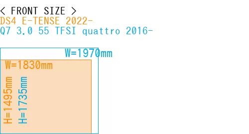 #DS4 E-TENSE 2022- + Q7 3.0 55 TFSI quattro 2016-